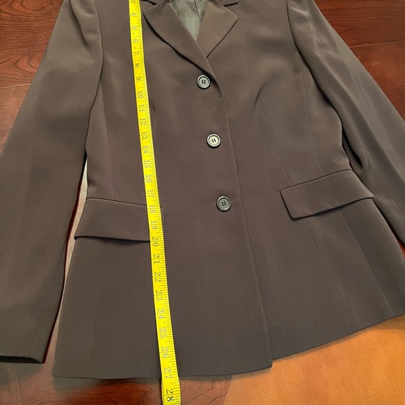 Kasper Chocolate Brown 2 pc Pant Suit – Size 10 - Picture 6 of 11